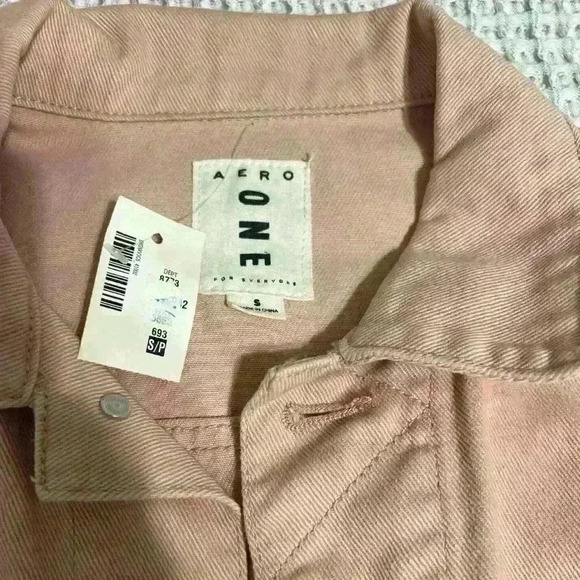 AERO ONE Pink Jean Jacket - Picture 3 of 6